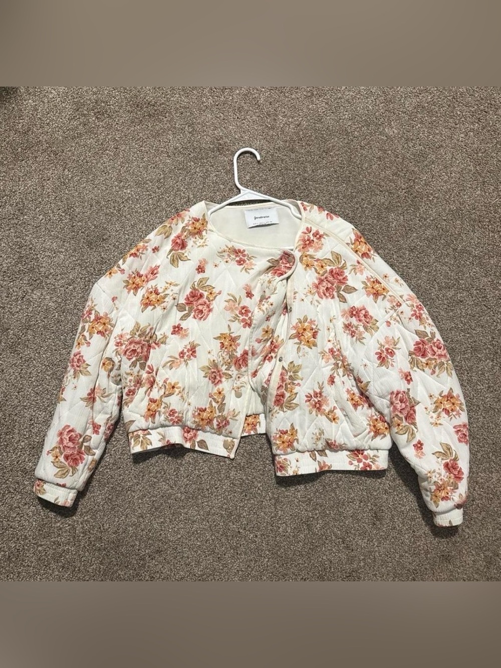 Floral Bomber Jacket